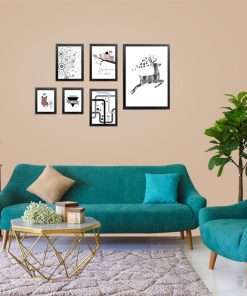 Sofa bọc vải Davy xanh cao cấp