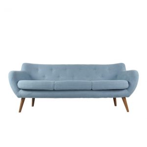 Sofa băng ba vải Claire xanh