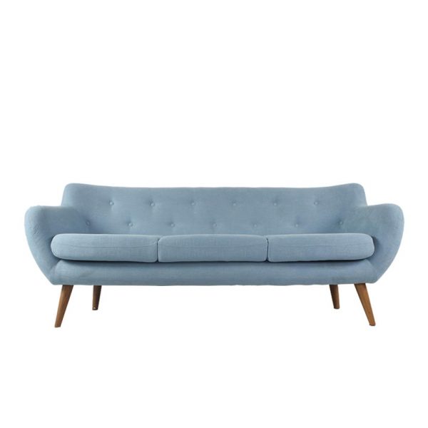 Sofa băng ba vải Claire xanh