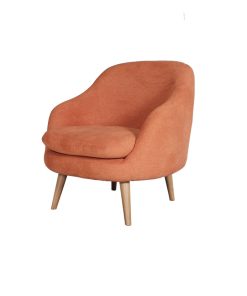 Ghế sofa đơn vải Orinoco cam