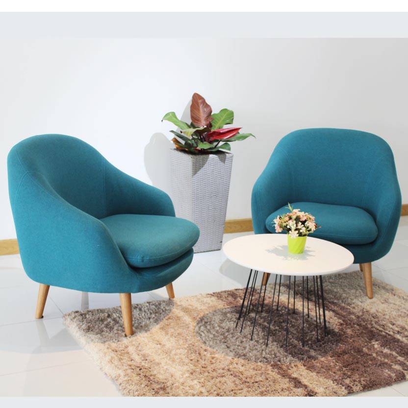 Ghế Sofa Đơn Cam Orinoco | Kiểu Sofa Vải Mới Cho Căn Hộ Vừa Và Nhỏ