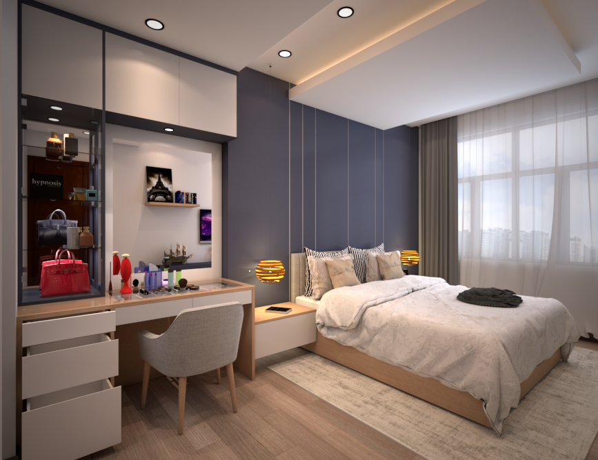 65+ Mẫu thiết kế nội thất phòng ngủ đẹp hiện đại 2024