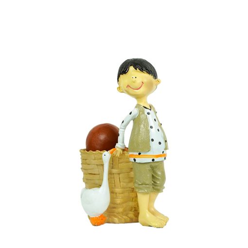 Tượng Bé Trai Chăn Vịt