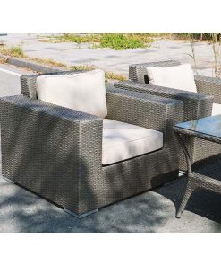 Bộ bàn ghế ngoài trời Cubana Brown