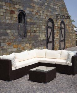 Sofa Nhựa Giả Mây Sân Vườn - Sino