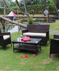 Sofa ngoài trời mây nhựa Konvent