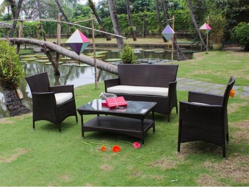 Sofa ngoài trời mây nhựa Konvent