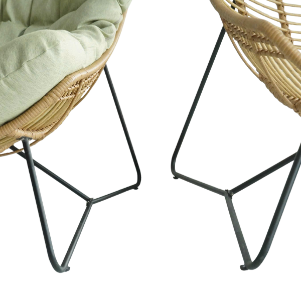 Ghế Thư Giãn Mây Nhựa Shell Cao Cấp - Thiết Kế Đẹp, Đệm Êm Ái