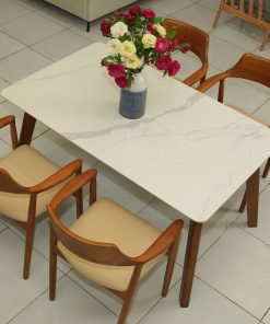 bàn đá trắng 1m4