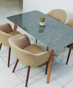 Bàn ăn mặt đá 1m6